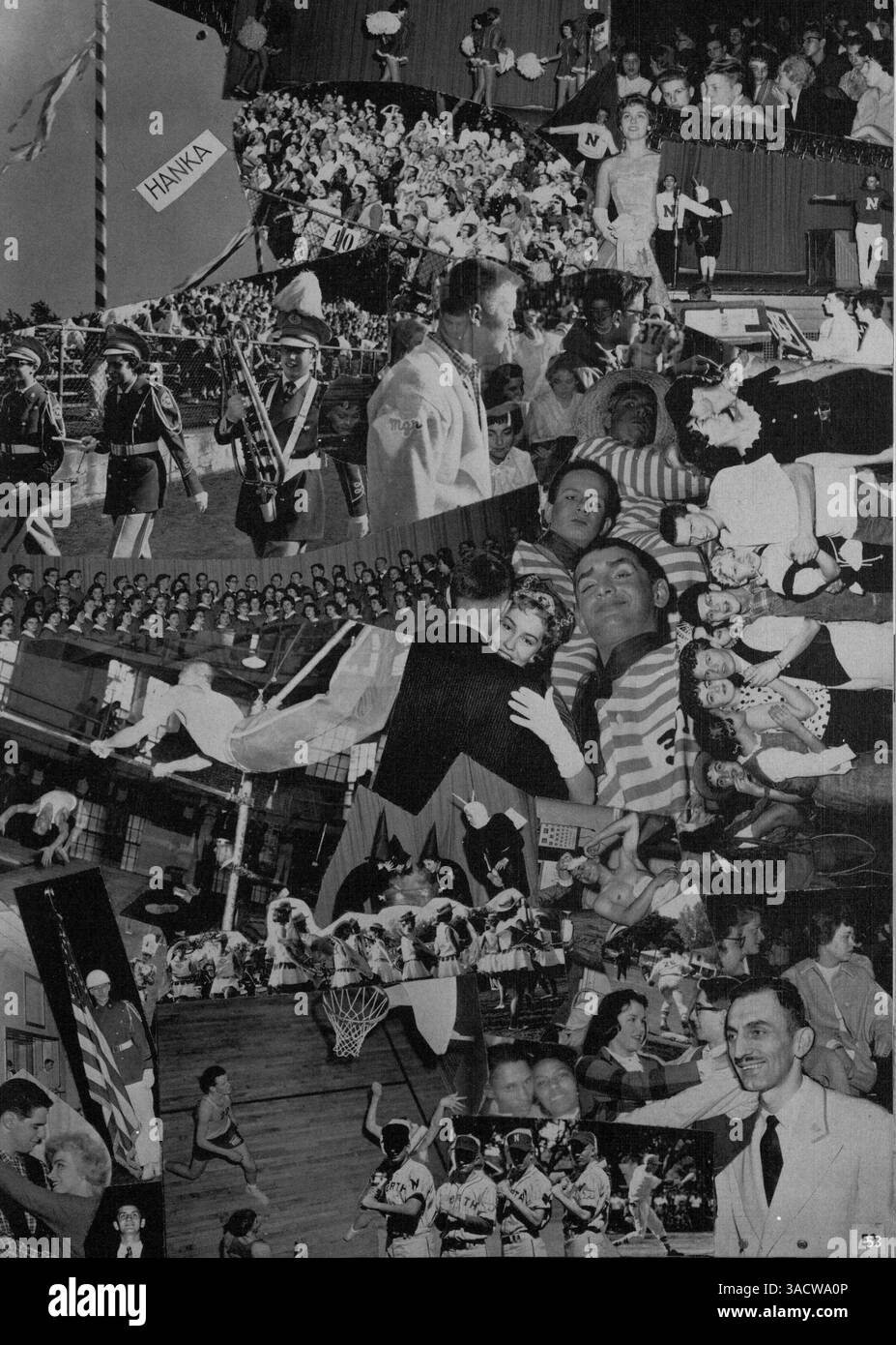 The 1959 Polaris yearbook from North High School features students ...