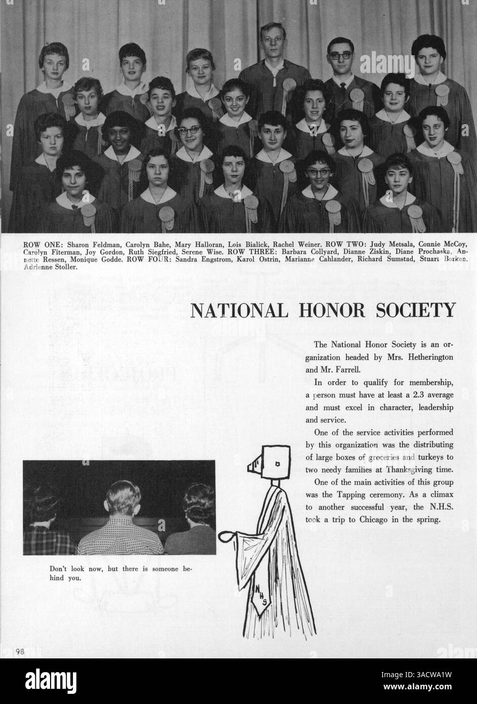 The 1959 Polaris yearbook from North High School records the students ...