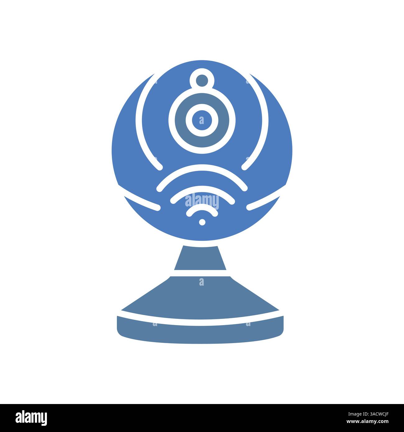 smart security cameras color flat icon for digital and print projects ...