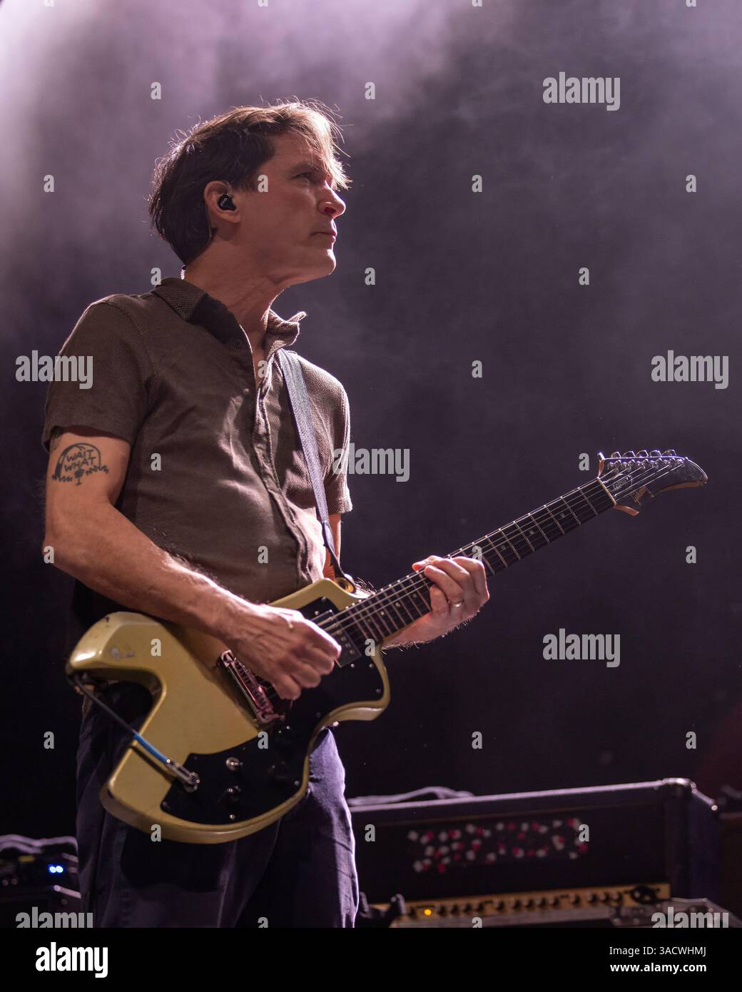 Tim Kasher of Cursive at The Sylvee on April 3, 2025, in Madison ...