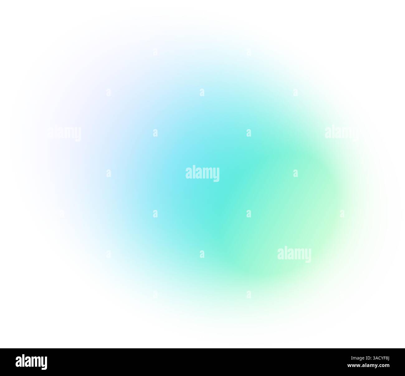 Abstract gradient background with soft blue and green hues, blurred fluid shapes, grainy watercolor texture, neon light mesh effect. Flat vector Stock Vector