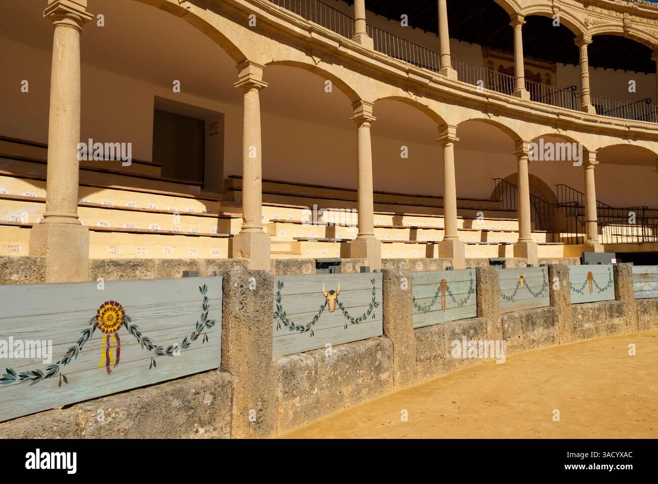 Rhonda Spain The Oldest Bullring In Spain Built In 1700 Stock Photo rhonda-spain-the-oldest-bullring-in-spain-built-in-1700-stock-photo