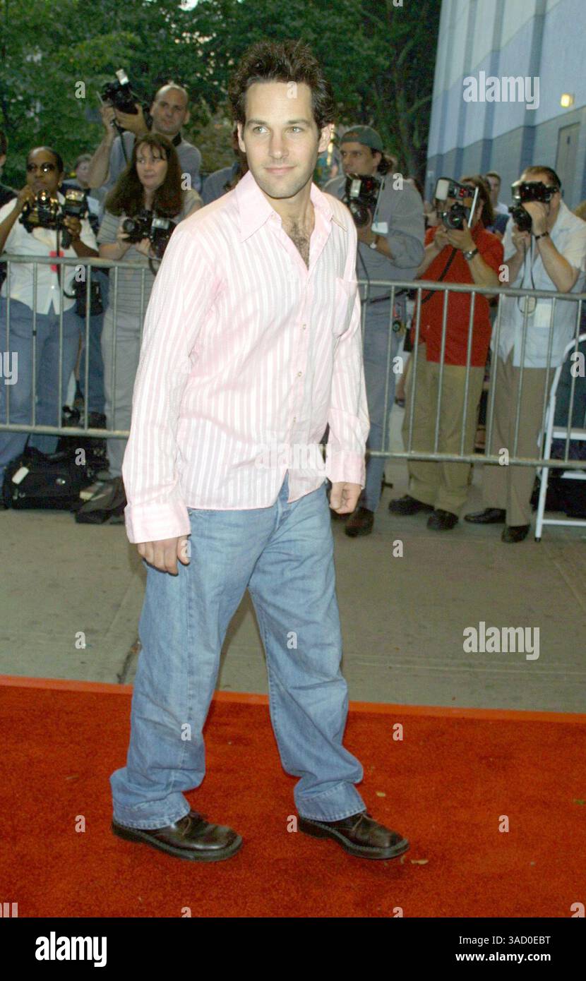 Aug 15, 2001; New York, NY, USA; Actor PAUL RUDD @ the New York ...