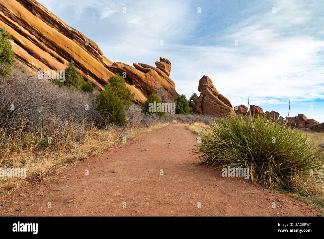 Hiking Trail at Red Rocks Park in Denver, Colorado Stock Photo - Alamy