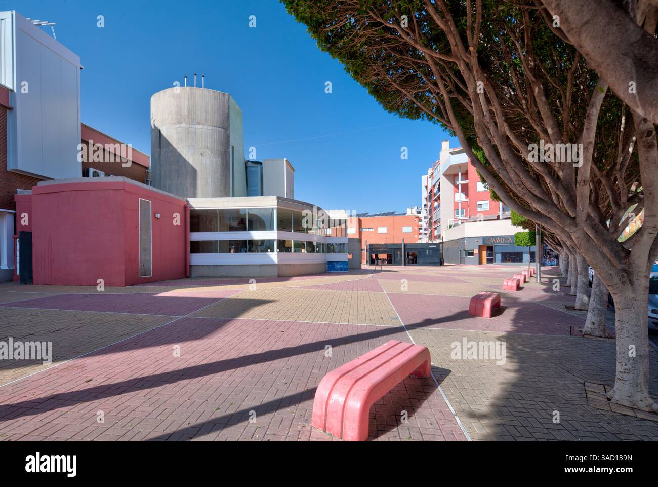 Pabellon Polideportivo, sports hall, house facade, architecture, city ...