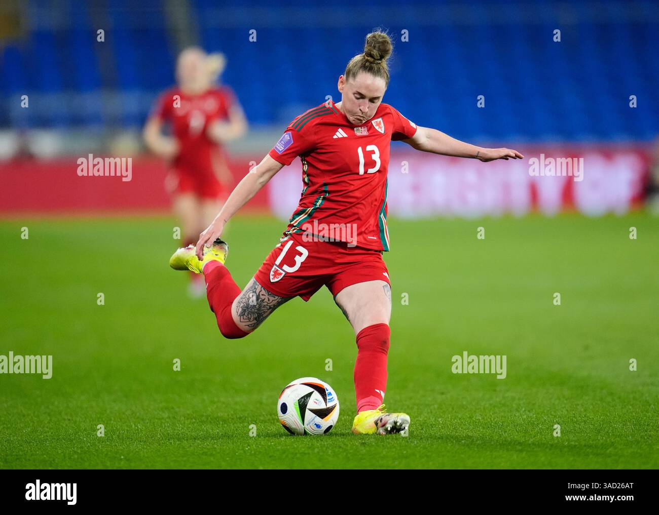 Wales Rachel Rowe During The UEFA Women s Nations League League A 