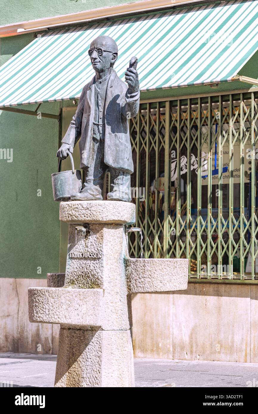Germany, Bavaria, Coburg, Gurken-Alex, Monument Stock Photo