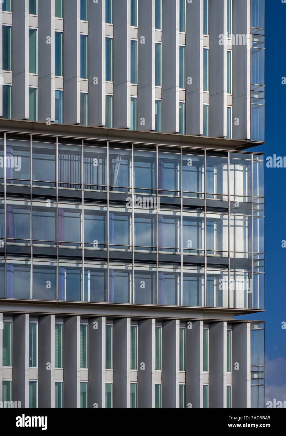 Facade of an office building in the Hamburg port area Stock Photo - Alamy