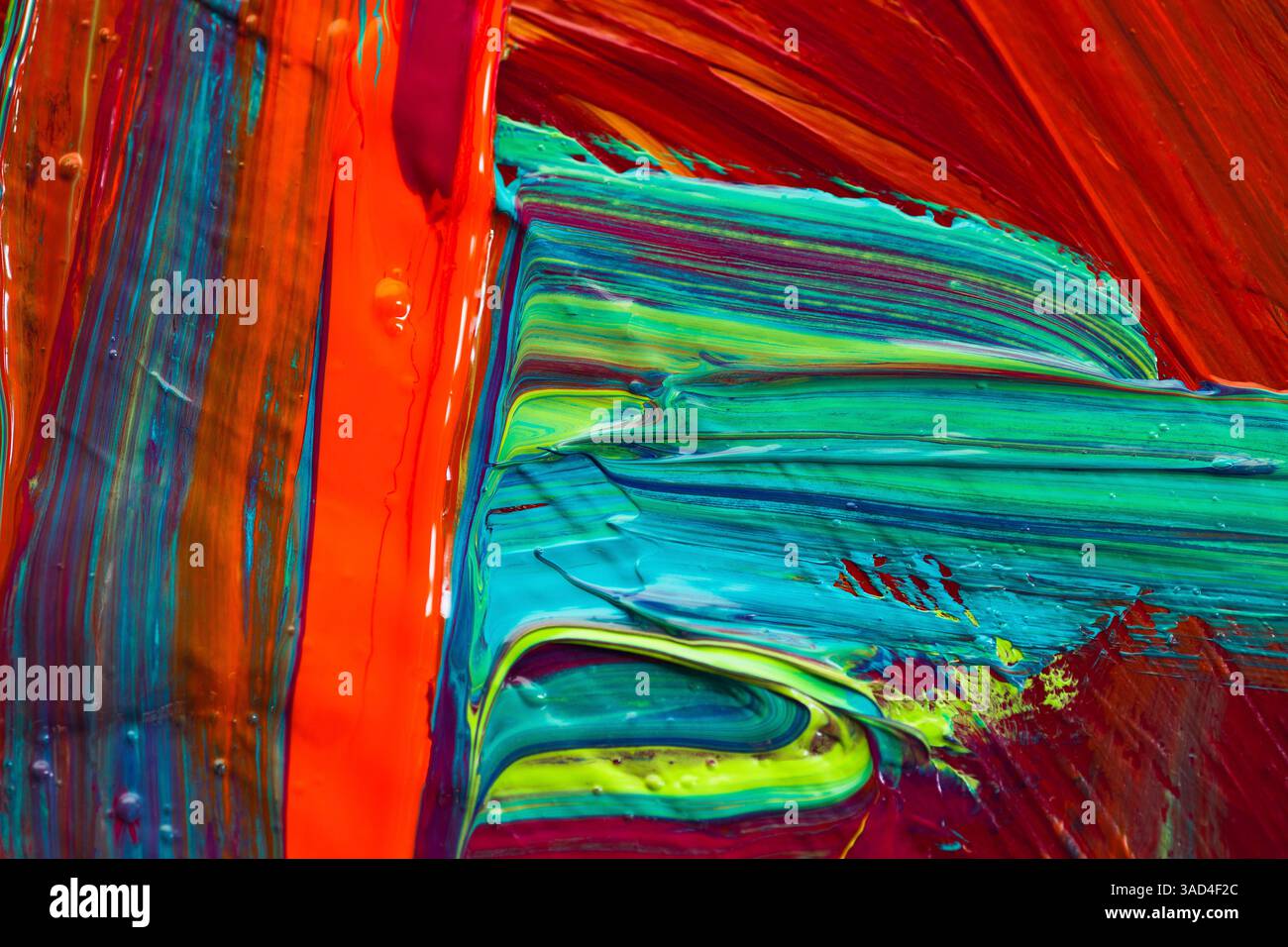 Painted abstract Stock Photo