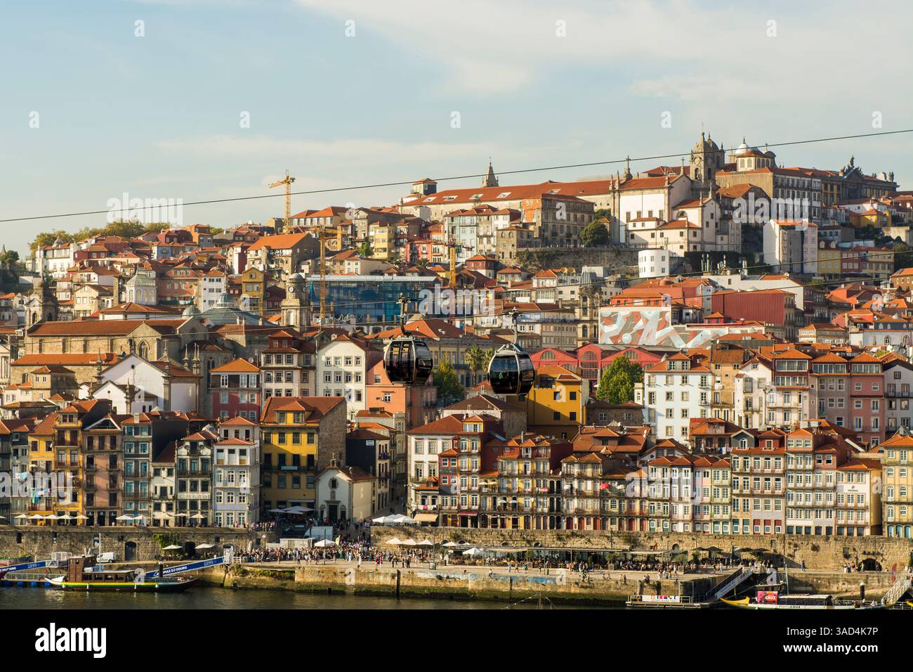 Gaia Cable Car, Gaia district, Porto, Portugal. Stock Photo