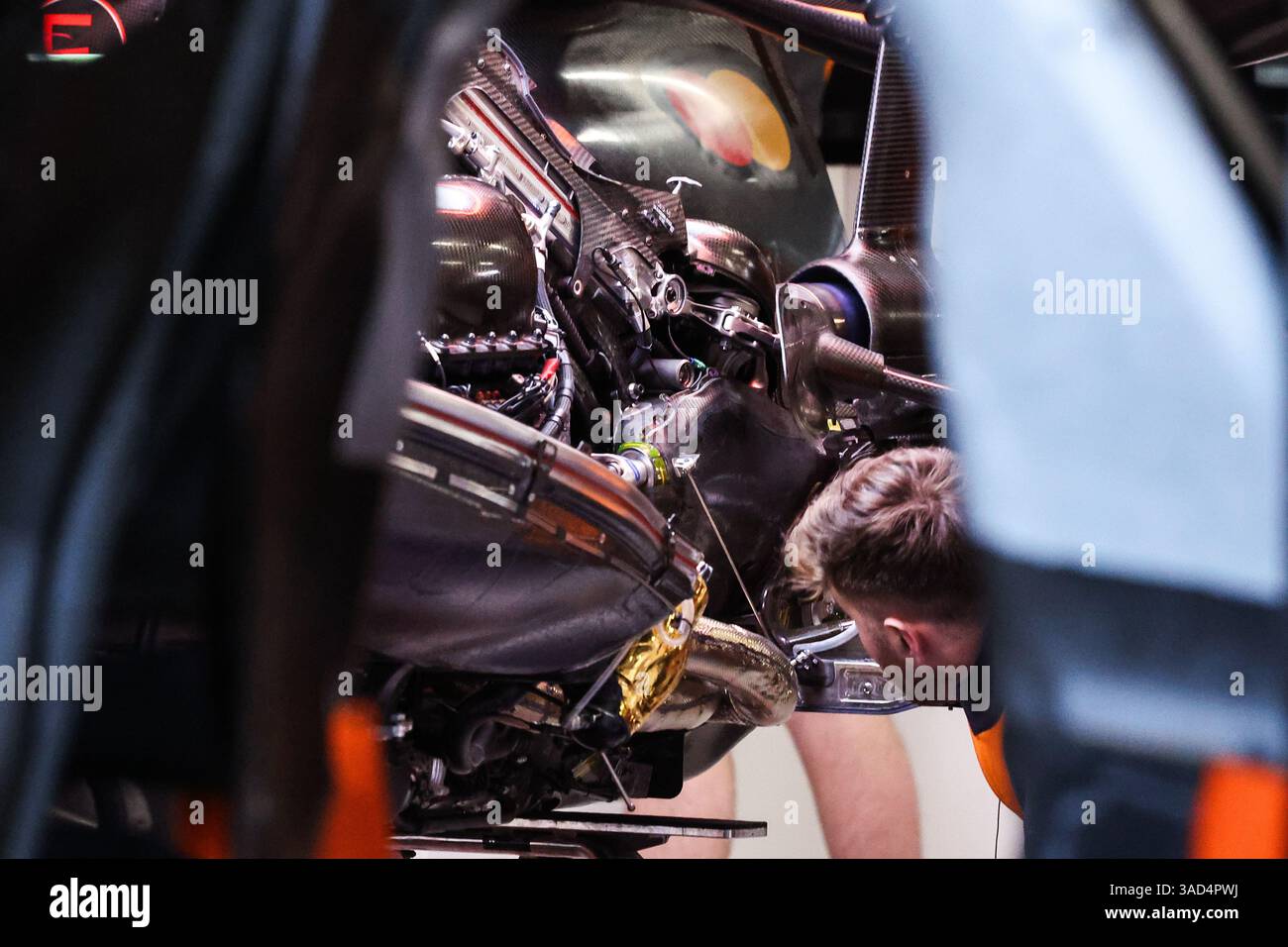 McLaren F1 Team MCL39, mechanical detail engine, moteur during the ...