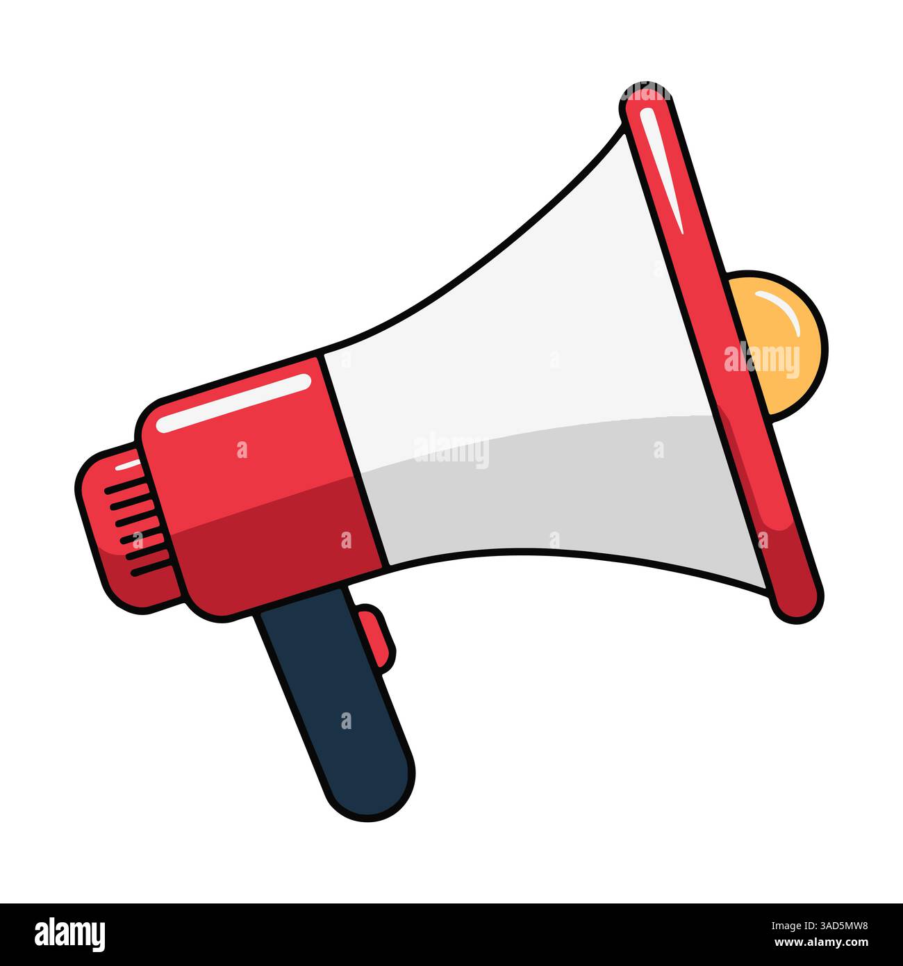 Marketing megaphone icon. Vector illustration of a speaker symbol for ...