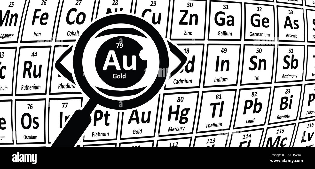 Gold, atomic number 79, symbol Au, from Latin: aurum. Gold is a ...