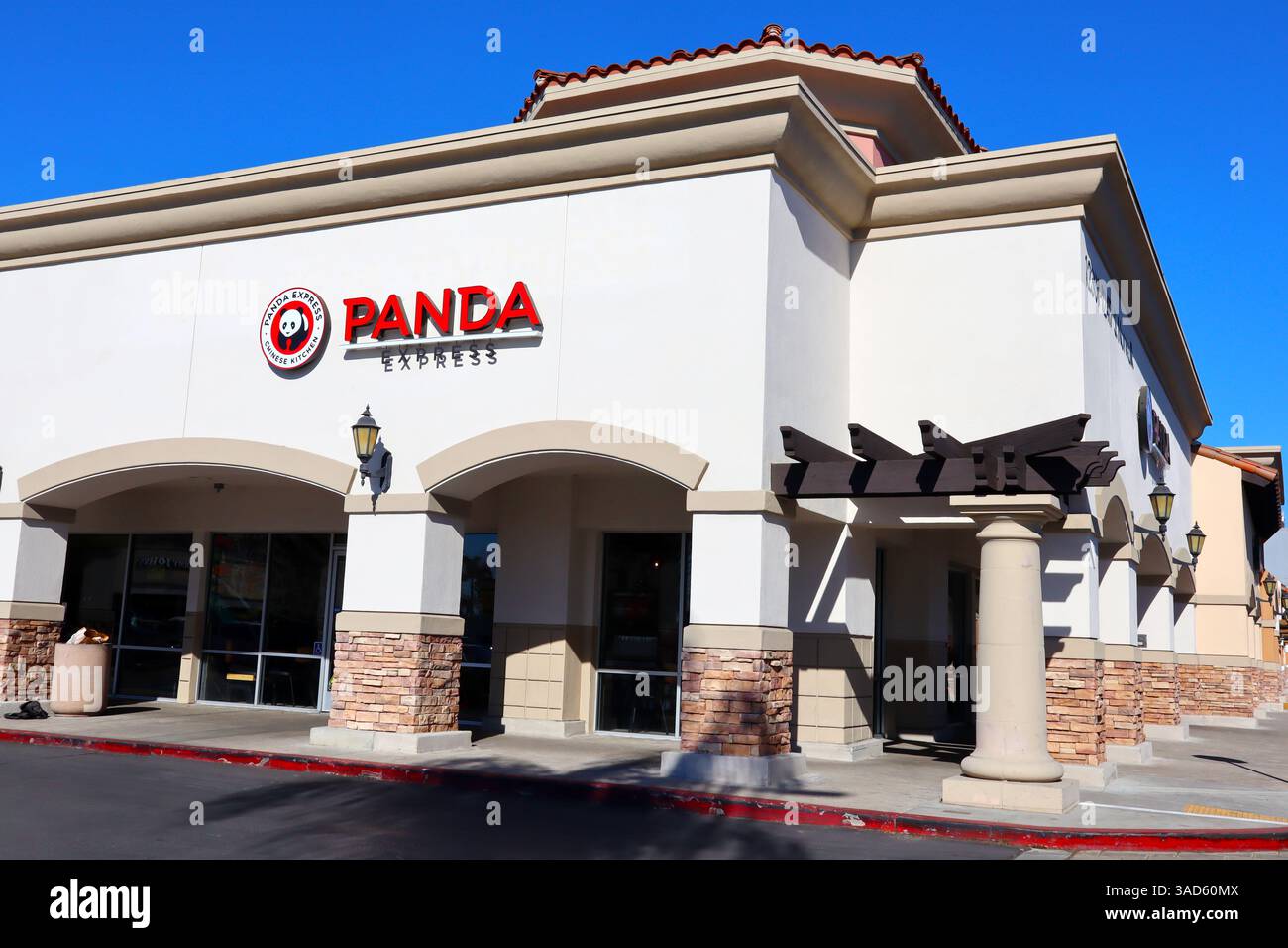 Panda Express, Gourmet Chinese Food Restaurant Stock Photo