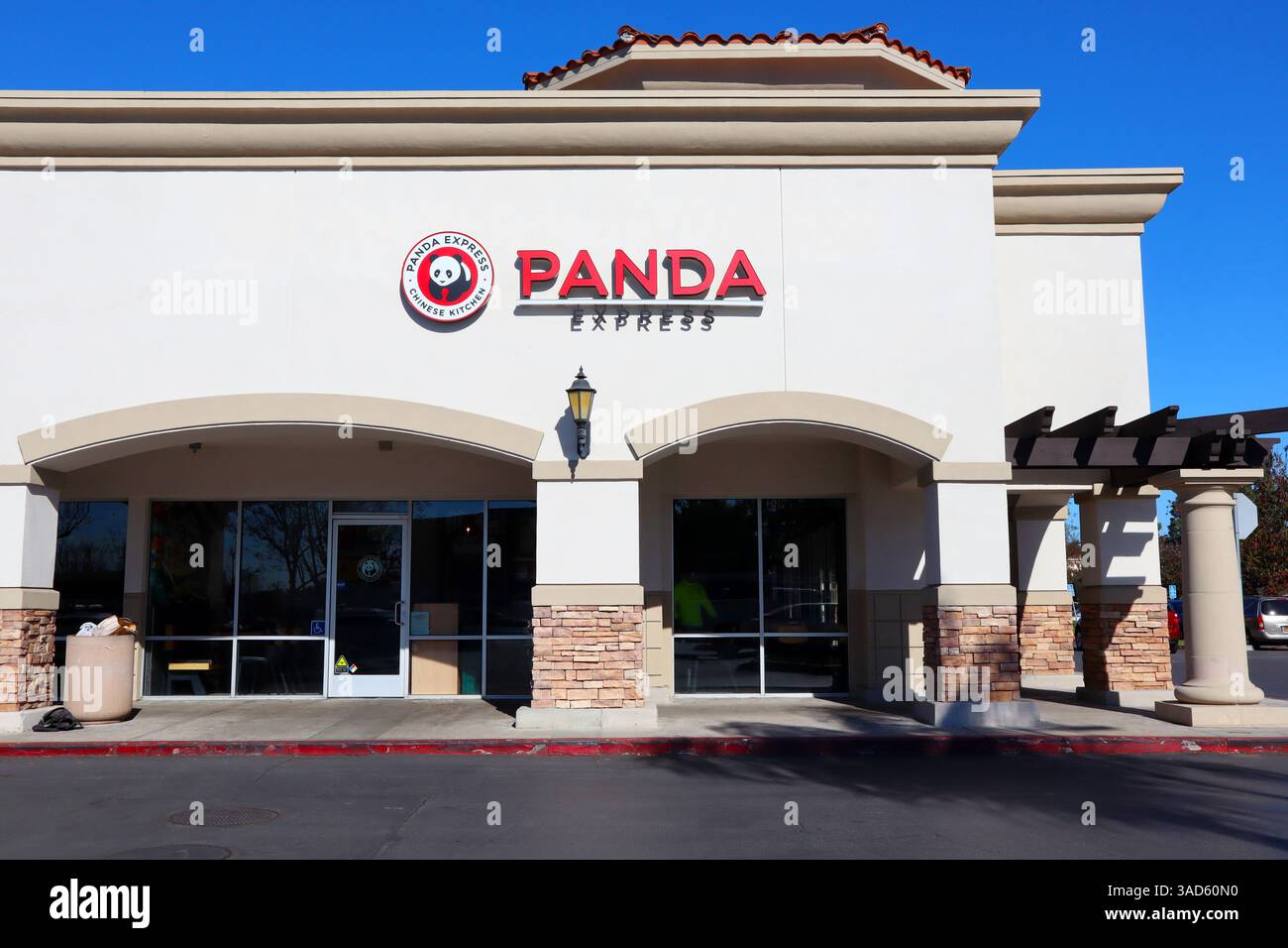 Panda Express, Gourmet Chinese Food Restaurant Stock Photo
