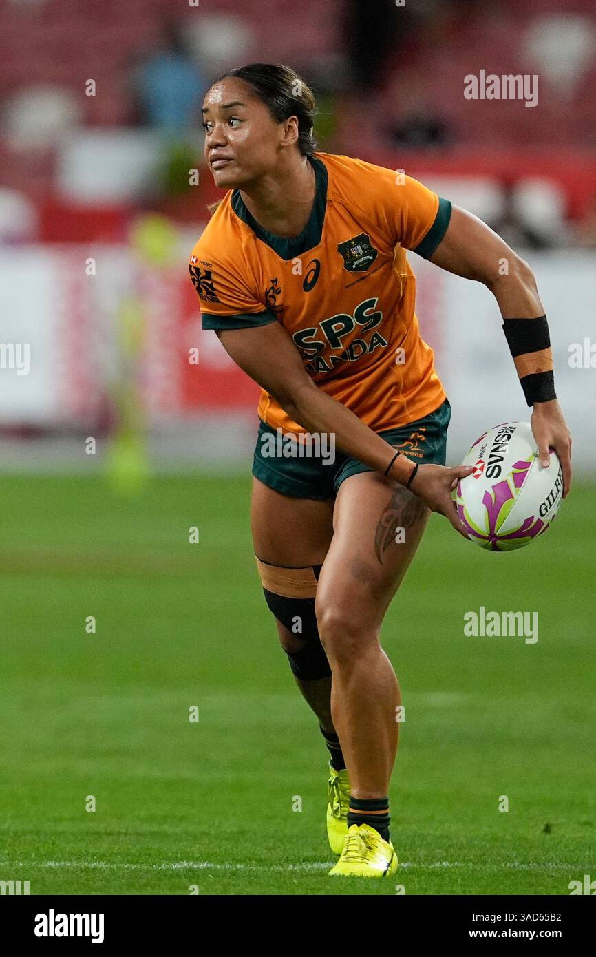 St Faiths Rugby Singapore National Stadium, Singapore. 5th Apr, 2025. HSBC ...