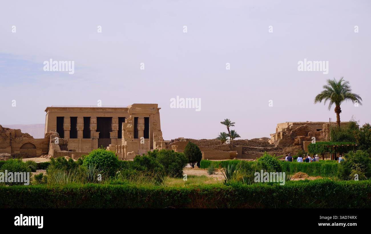 Temple of Hathor, Dendera Stock Photo - Alamy