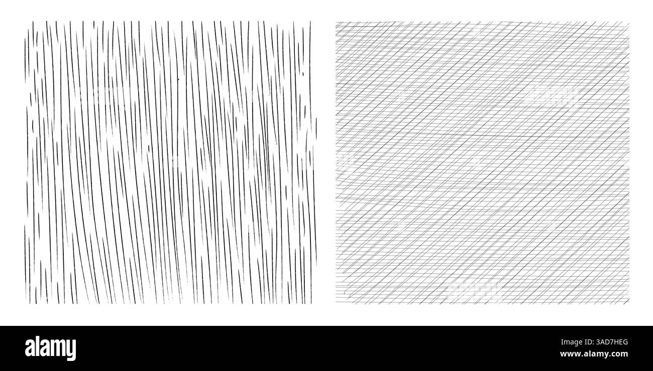 Set of crosshatch texture isolated, hand drawn, line texture Stock ...