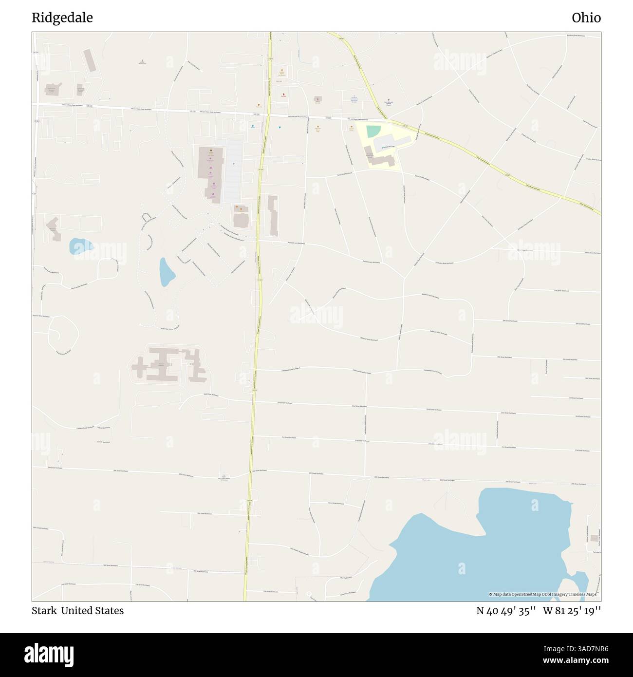 Ridgedale Stark United States Ohio N 40 49 35 W 81 25 19 Ridgedale Stark United States Ohio N 40 49 35 W 81 25 19 Map Timeless Map Published In 2021 Travelers Explorers And Adventurers Like Florence Nightingale David Livingstone Ernest Shackleton Lewis And Clark And Sherlock Holmes Relied On Maps To Plan Travels To The Worlds Most Remote Corners Timeless Maps Is Mapping Most Locations On The Globe Showing The Achievement Of Great Dreams 3AD7NR6 