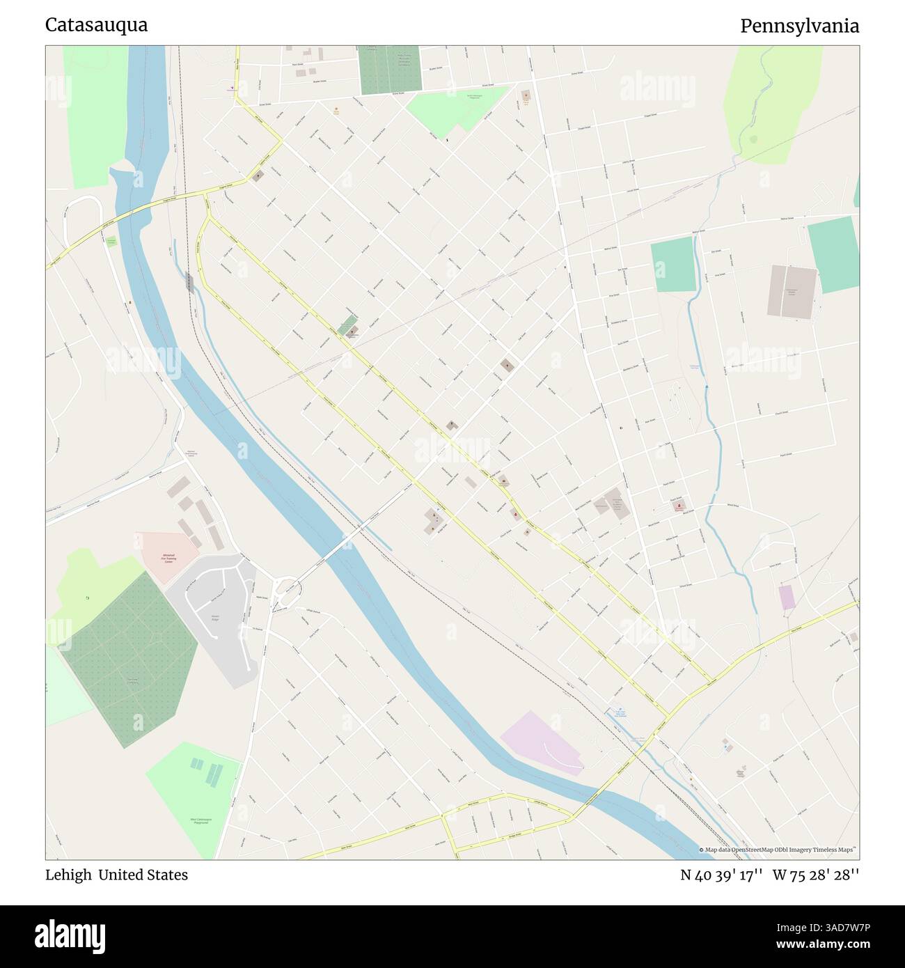 Catasauqua, Lehigh, United States, Pennsylvania, N 40 39' 17'', W 75 28 ...