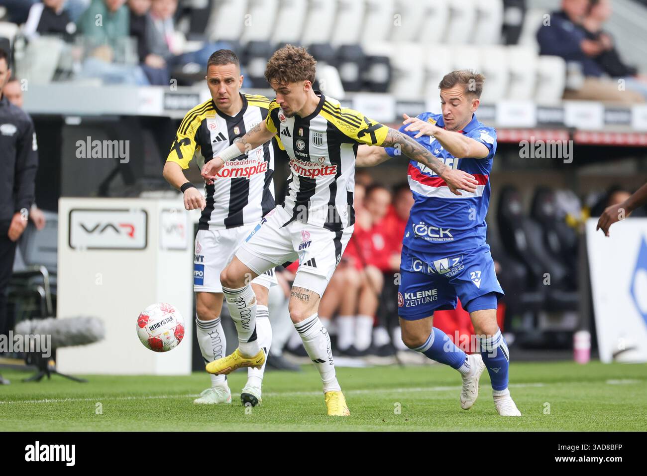 ABD0087 20250405 - LINZ - ÖSTERREICH: Branko Jovicic (LASK), Krystof ...