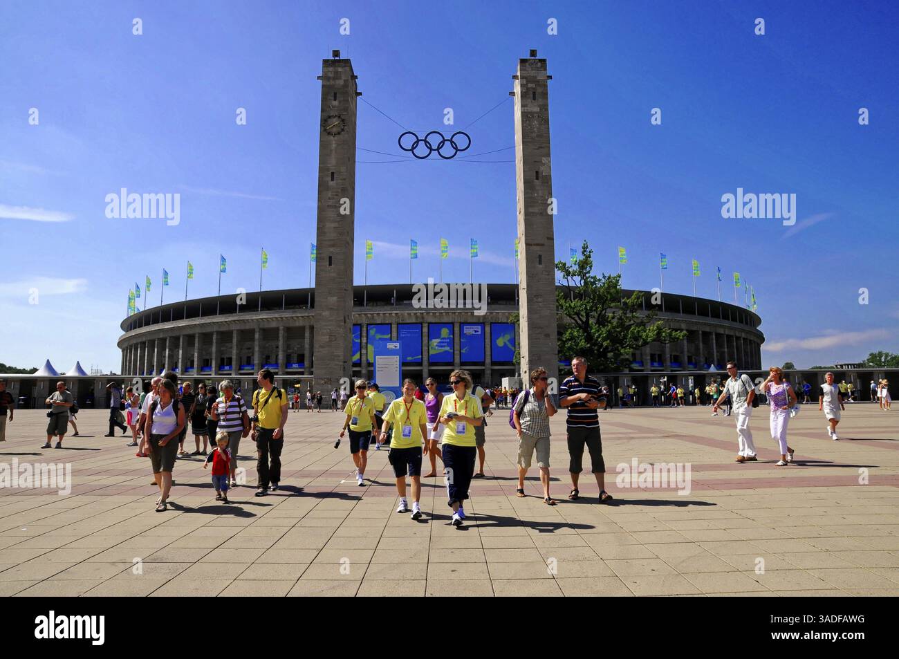 Berlin Olympic Stadium by architect Werner March 1936, reconstruction ...