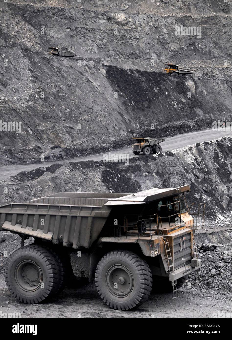 May 24, 2008 - Kumtor, Krygyzstan, Central Asia - Kumtor gold mine in ...