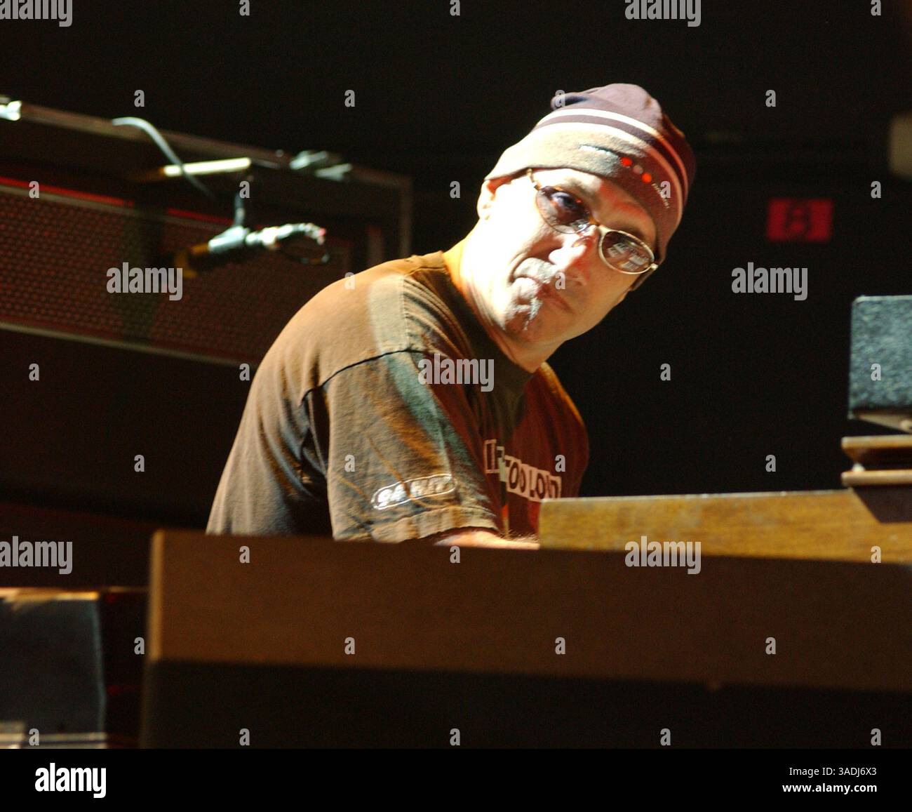 Jun 07, 2005; Norfolk , VA, USA; Pianist DANNY LOUIS of 'Gov't Mule' jams live at the NorVa..  (Credit Image: Jeff Moore/ZUMAPRESS.com) Stock Photo