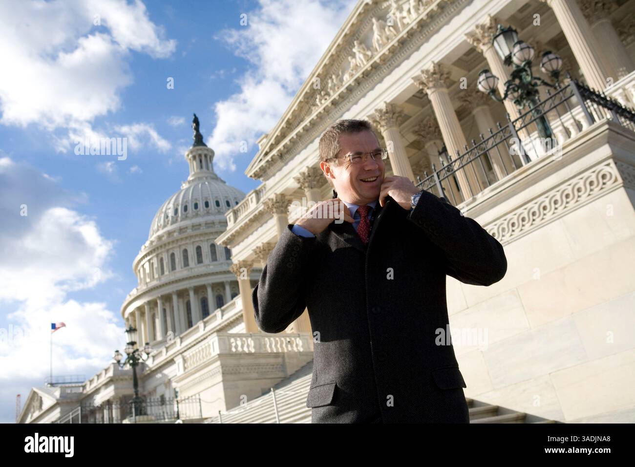 Jan 15, 2009 - Washington, District of Columbia, USA - ALEXANDER MEDVEDEV, the deputy chief executive of Gazprom during a visit to Washington DC in 2008. Gazprom is the largest extractor of natural gas in the world and the largest Russian company (Credit Image: Paul Morse/ZUMAPRESS.com) Stock Photo
