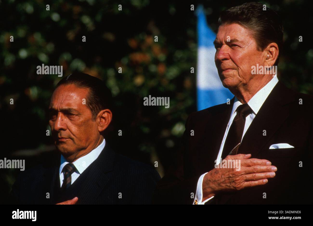 Oct 11, 1987; Washington, DC, USA; 40th US President (1981-89) RONALD ...