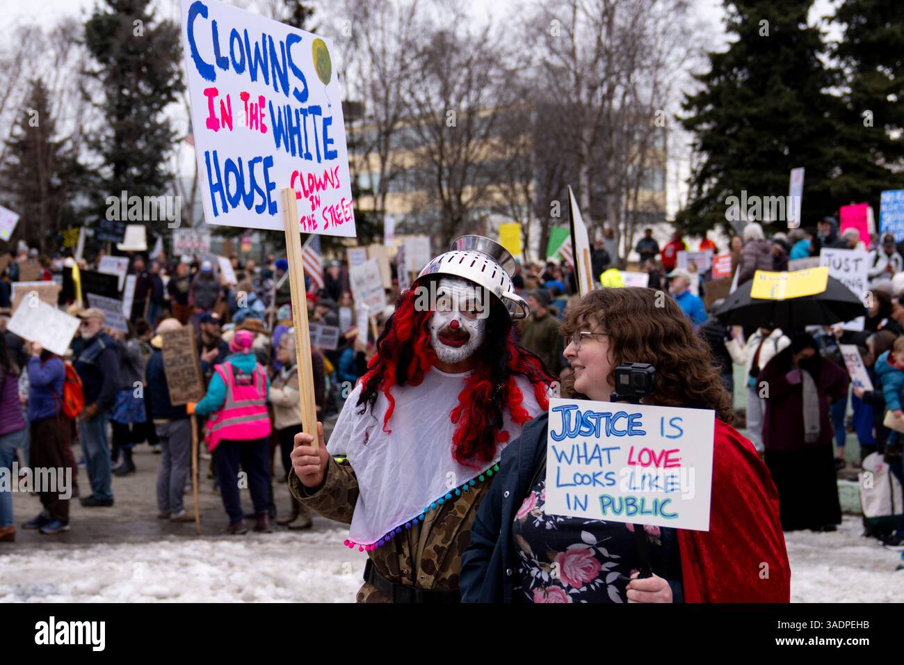 Anchorage, Alaska, USA. 5th Apr, 2025. April 5, 2025 Anchorage