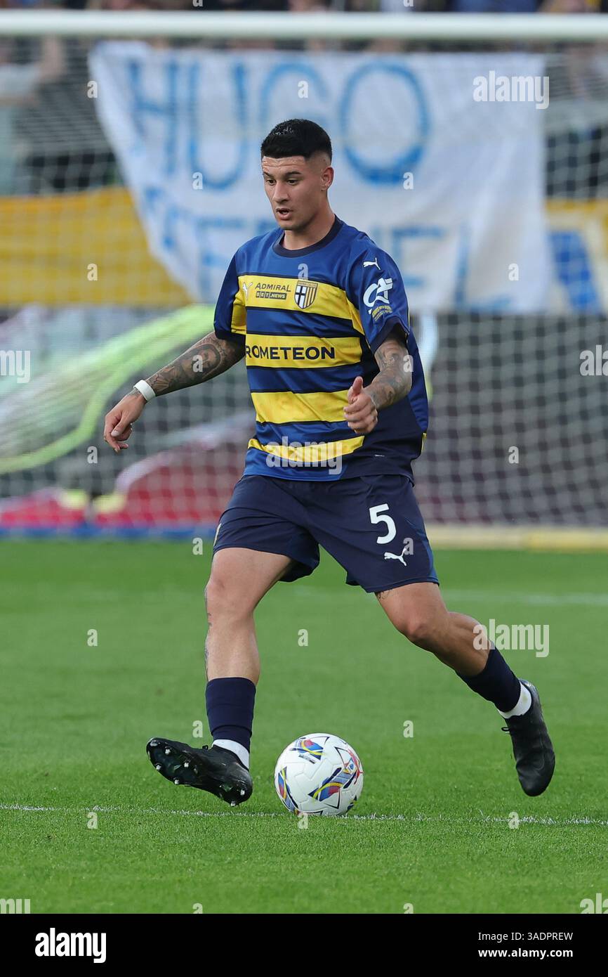 Parma Italy 05th Apr 2025 Lautaro Valenti Of Parma Calcio Seen In parma-italy-05th-apr-2025-lautaro-valenti-of-parma-calcio-seen-in