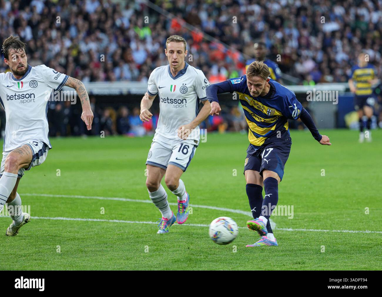 Parma Italy 05th Apr 2025 Jacob Ondrejka Of Parma Calcio Seen In parma-italy-05th-apr-2025-jacob-ondrejka-of-parma-calcio-seen-in