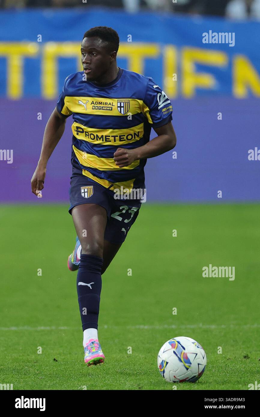 Parma Italy 05th Apr 2025 Drissa Camara Of Parma Calcio Seen In parma-italy-05th-apr-2025-drissa-camara-of-parma-calcio-seen-in