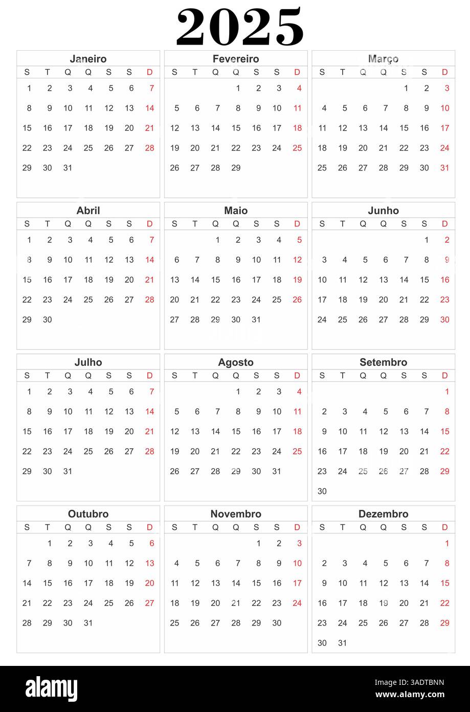 calendar-2025-cut-out-stock-images-pictures-alamy