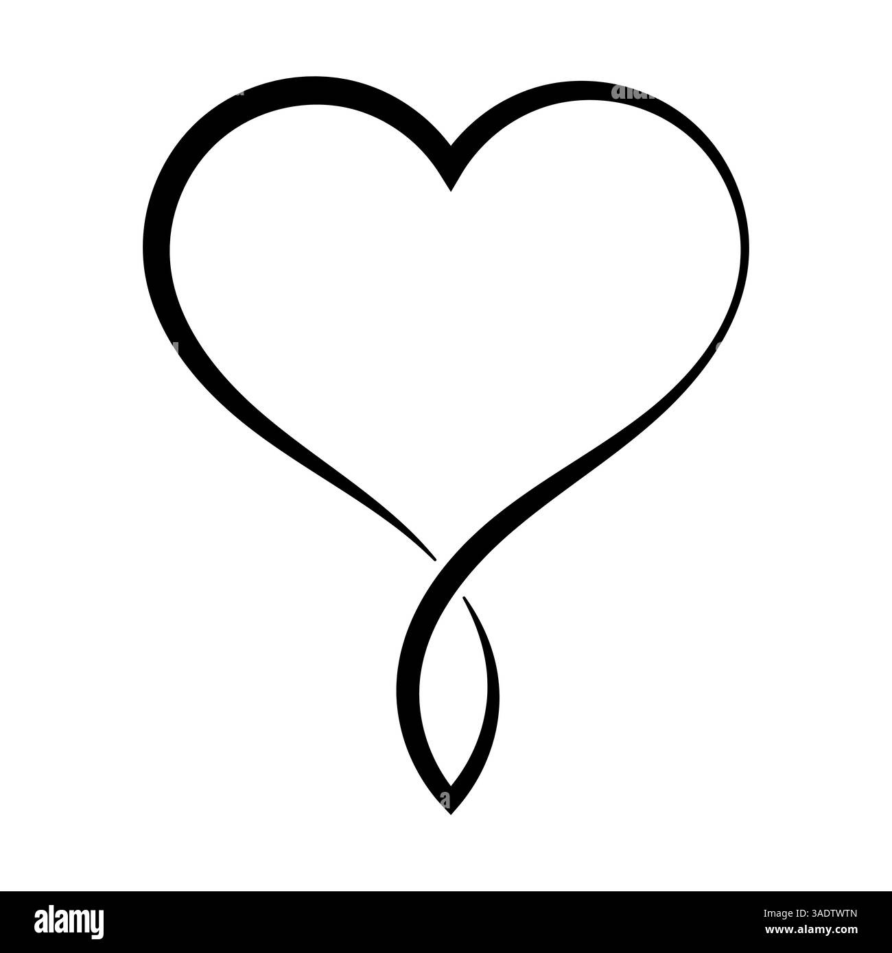 Symbol of eternal love Black and White Stock Photos & Images - Alamy