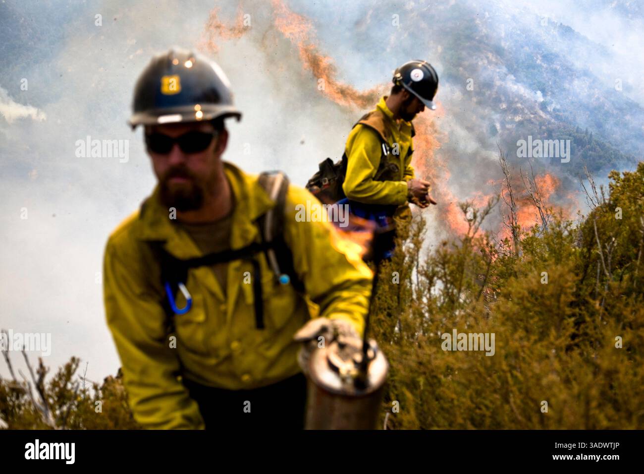 Jul 22, 2008 - Near Salinas, California, United States - Backfires set ...
