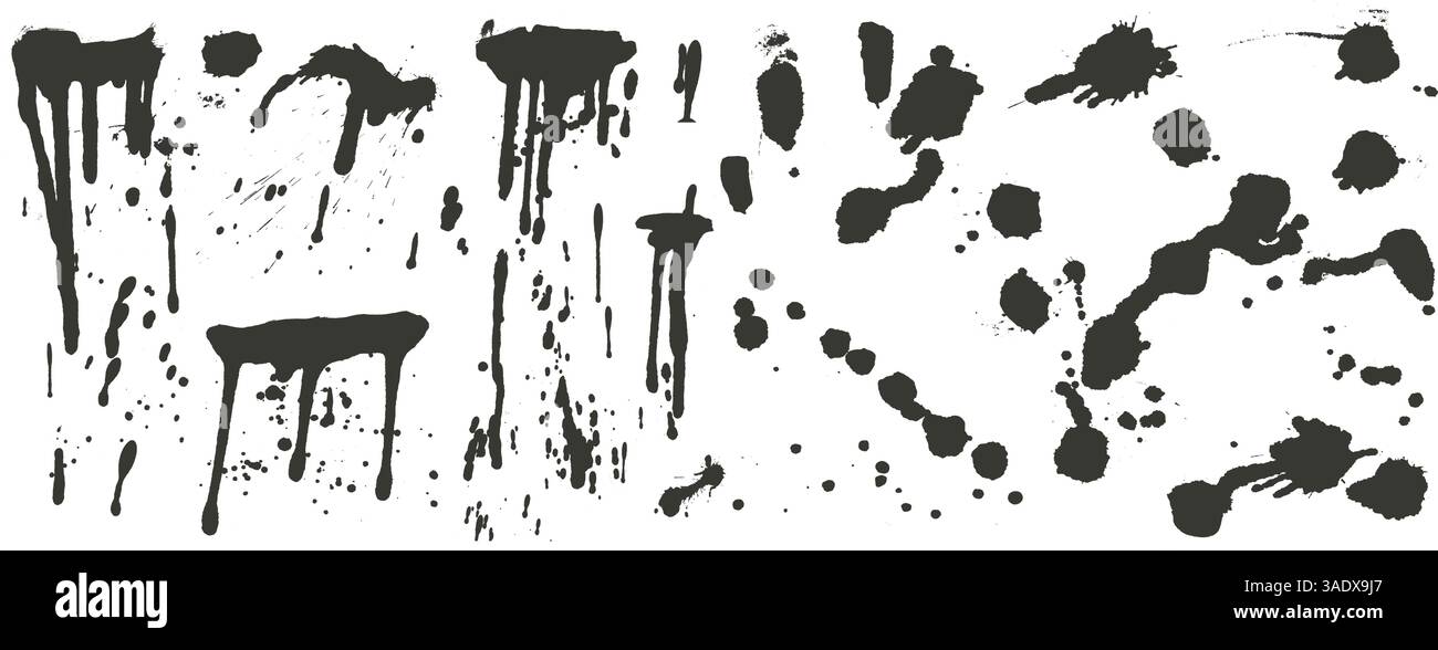 Water Leak Line Icon Dripping Pipe Vector Illustration Stock Vector ...