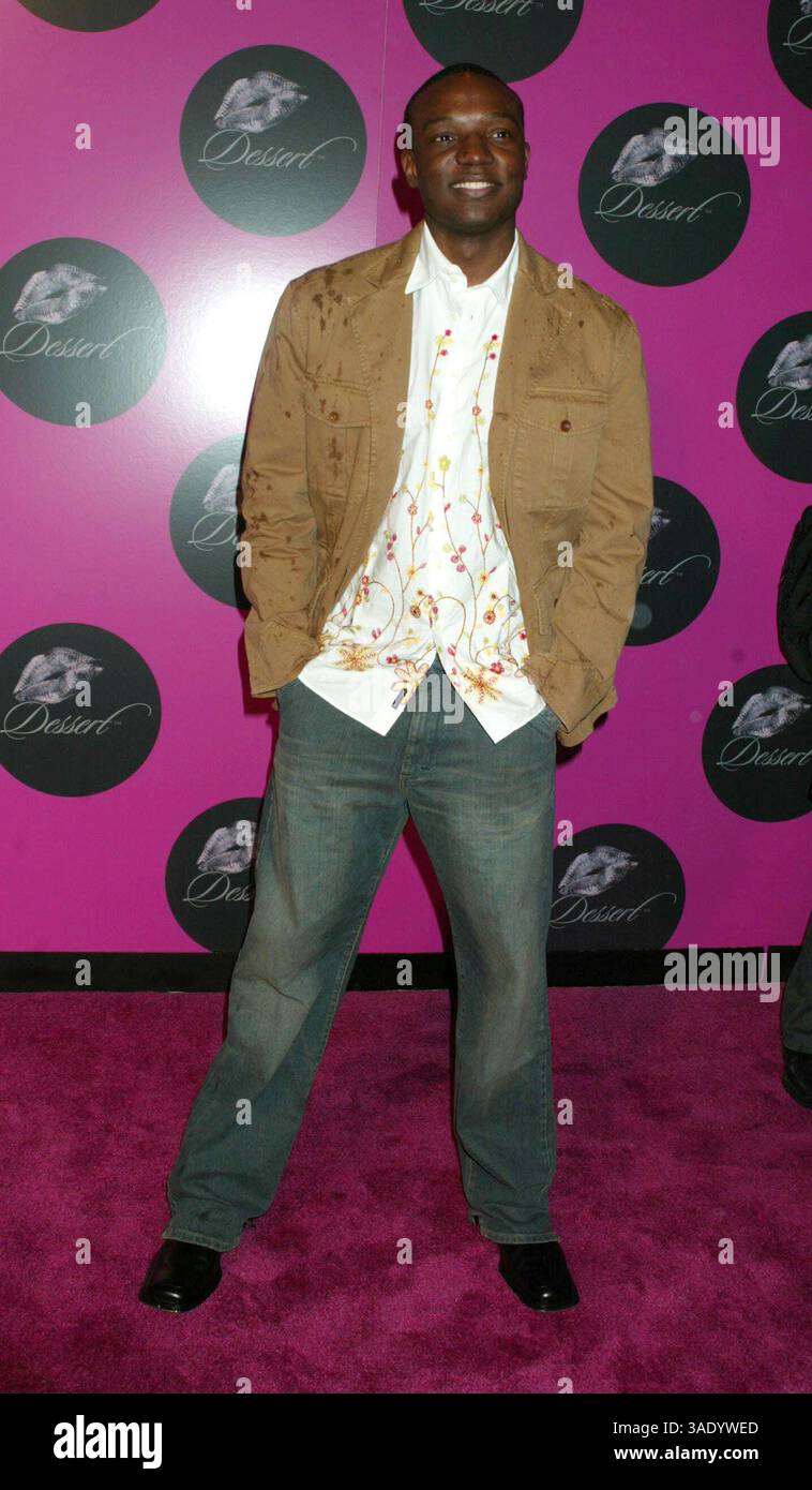 Apr 23, 2004; New York, NY, USA; 'The Apprentice' KWAME JACKSON at the 'Dessert Beauty' launch party hosted by Jessica Simpson & Nick Lachey held at Marquee..  (Credit Image: Nancy Kaszerman/ZUMAPRESS.com) Stock Photo
