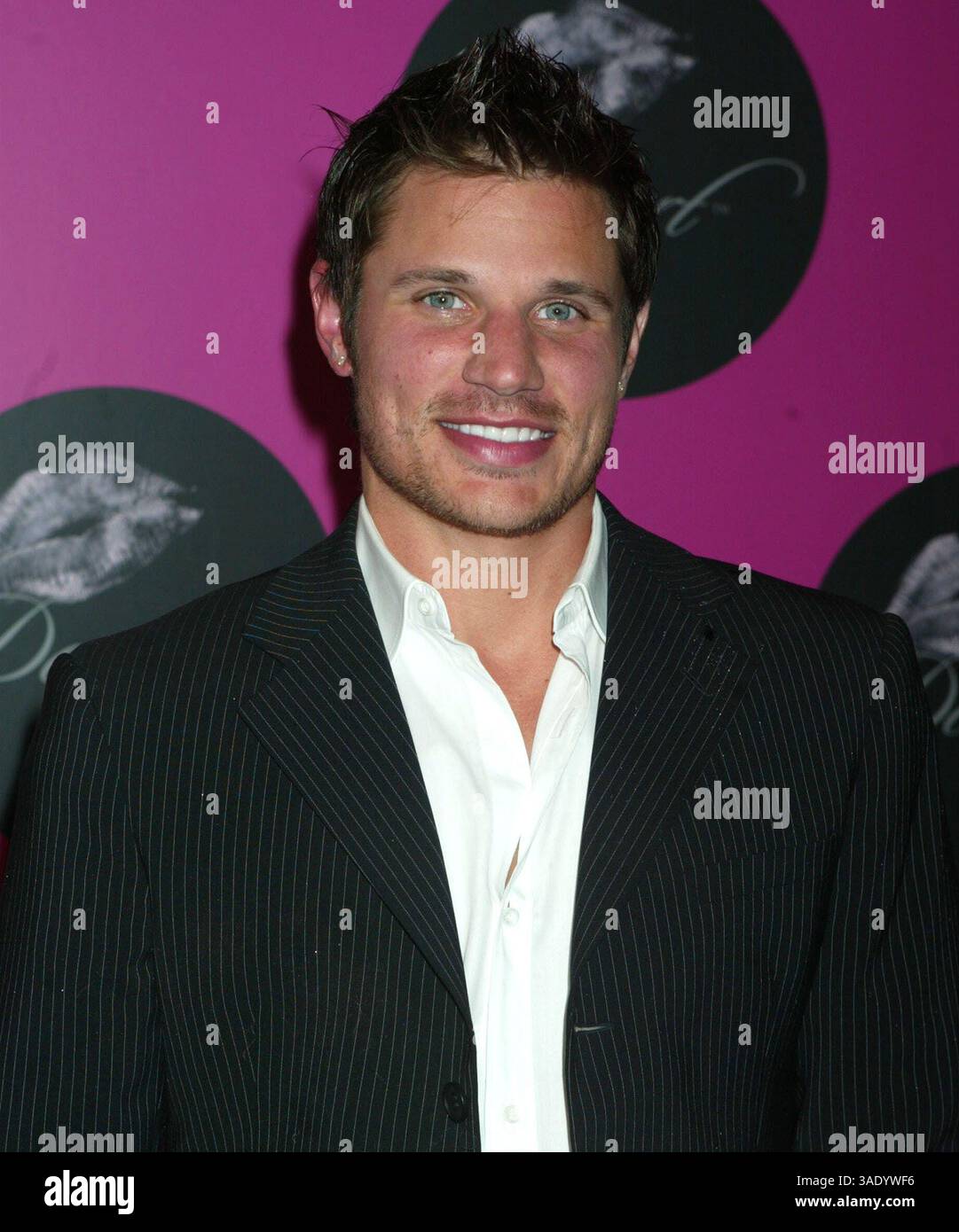 Apr 23, 2004; New York, NY, USA; Singer NICK LACHEY at the 'Dessert Beauty' launch party he hosted with his wife Jessica Simpson held at Marquee..  (Credit Image: Nancy Kaszerman/ZUMAPRESS.com) Stock Photo