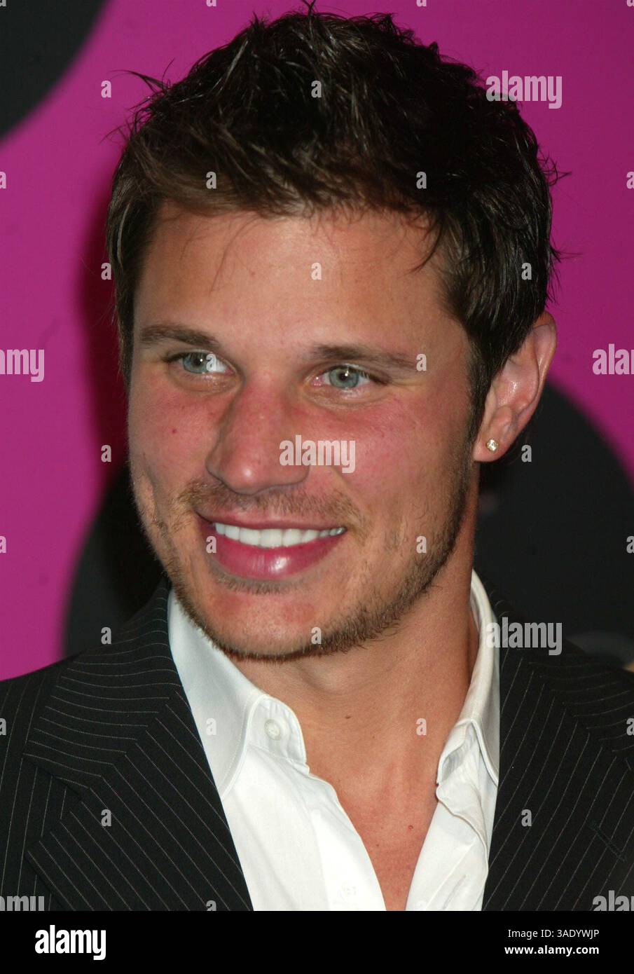Apr 23, 2004; New York, NY, USA; Singer NICK LACHEY at the 'Dessert Beauty' launch party he hosted with his wife Jessica Simpson held at Marquee..  (Credit Image: Nancy Kaszerman/ZUMAPRESS.com) Stock Photo