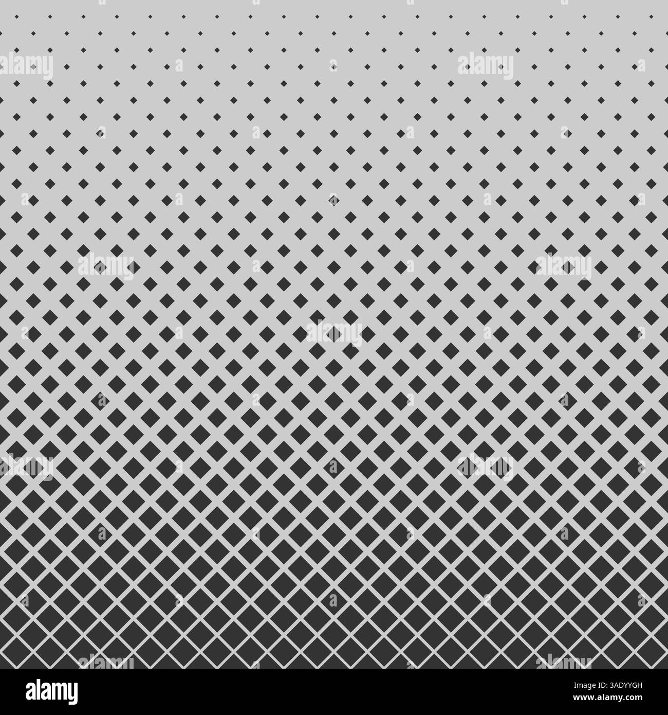 Halftone gold diamond geometric gradient pattern Stock Vector