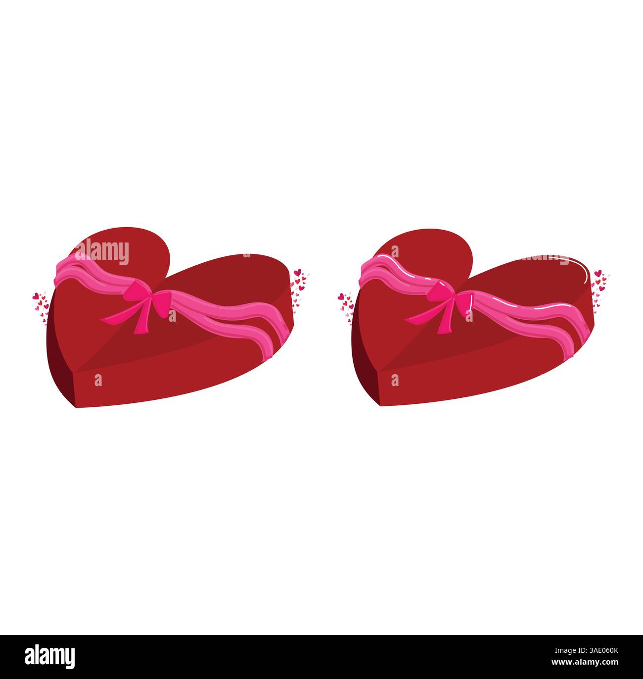 Valentine's day heart box Stock Vector Images - Alamy