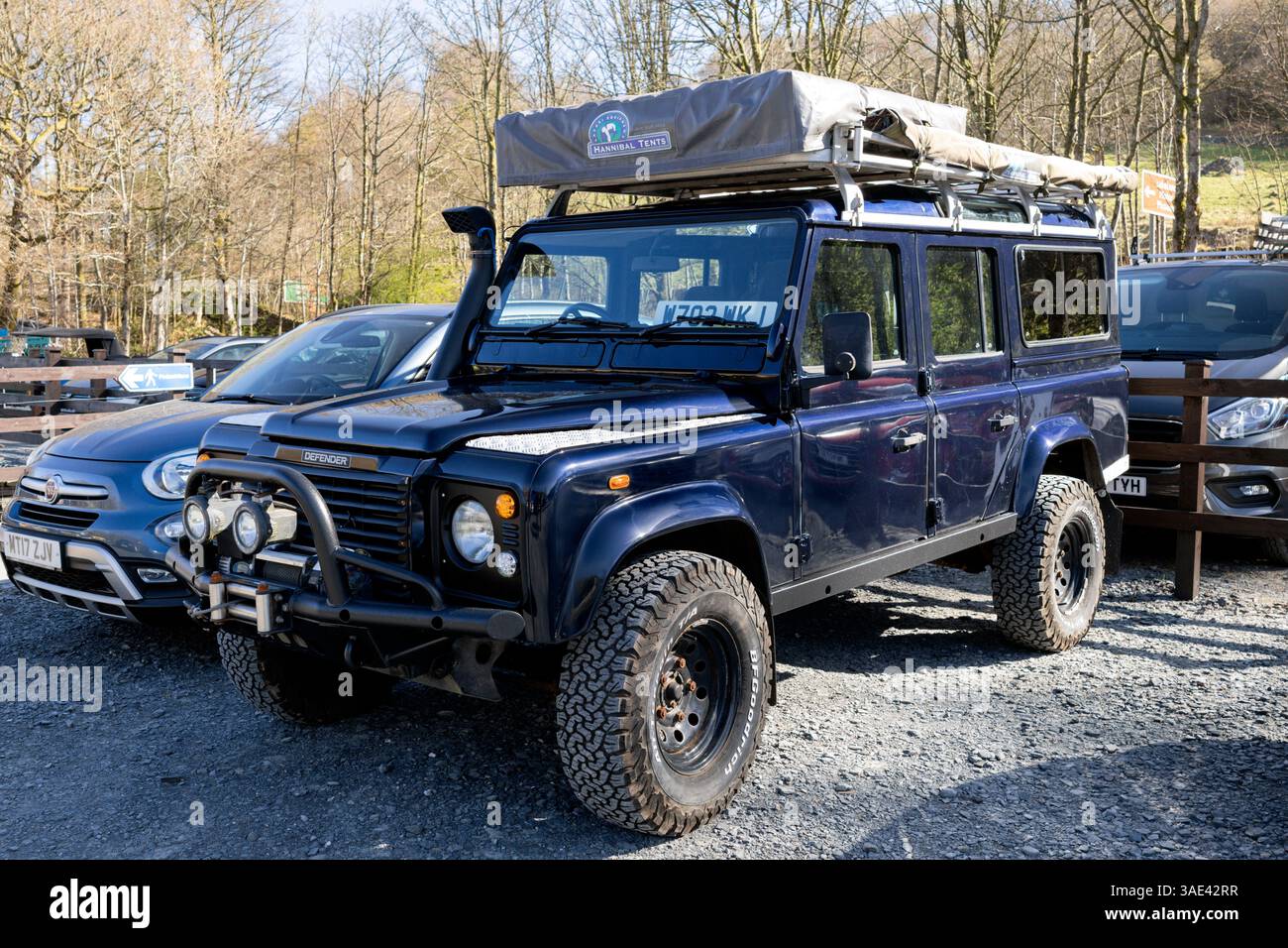 Land Rover Defender. Lakeland Historic Car Club Meet 2025 Stock Photo ...