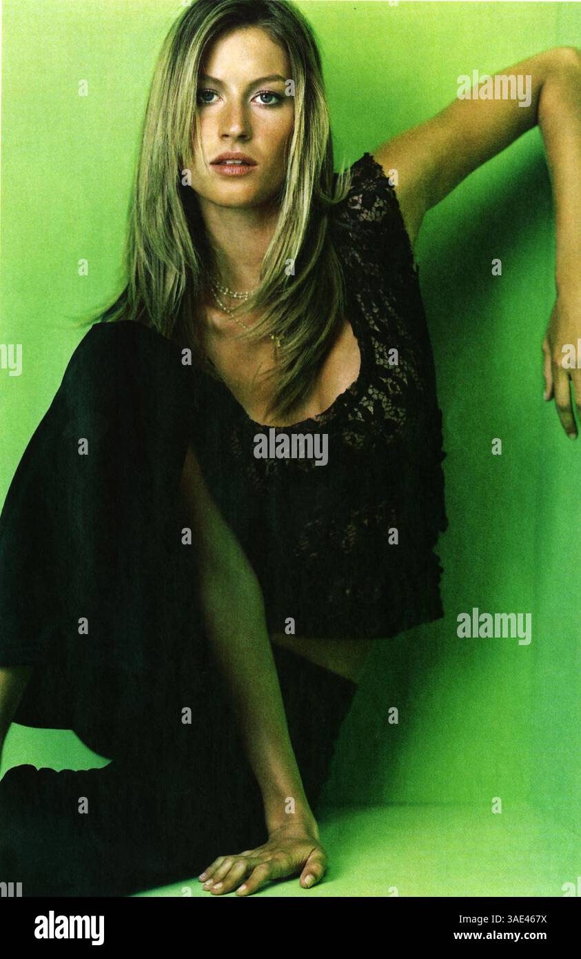 VOGUE Magazine UK April 2001 GISELE BUNDCHEN Devon Aoki