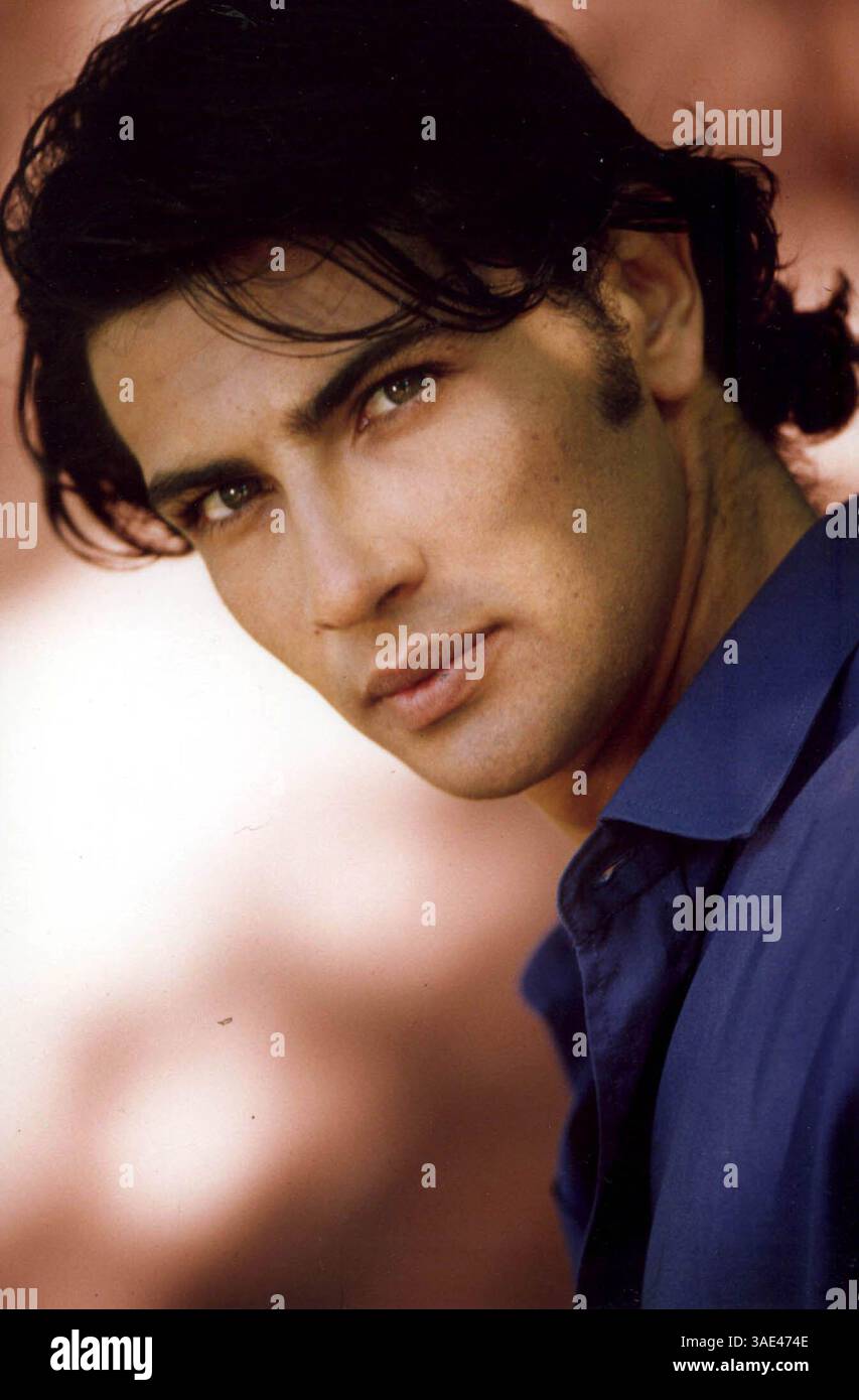 Nov 19, 2001; Barcelona, Spain; US Sales ONLY! Italian Actor LORENZO CRESPI, in September 1996 shared his love with the world for Romina Power while shooting 'Sandokan' in India. Romina has recently divorced..  (Credit Image: Remi Agency/ZUMAPRESS.com) Stock Photo