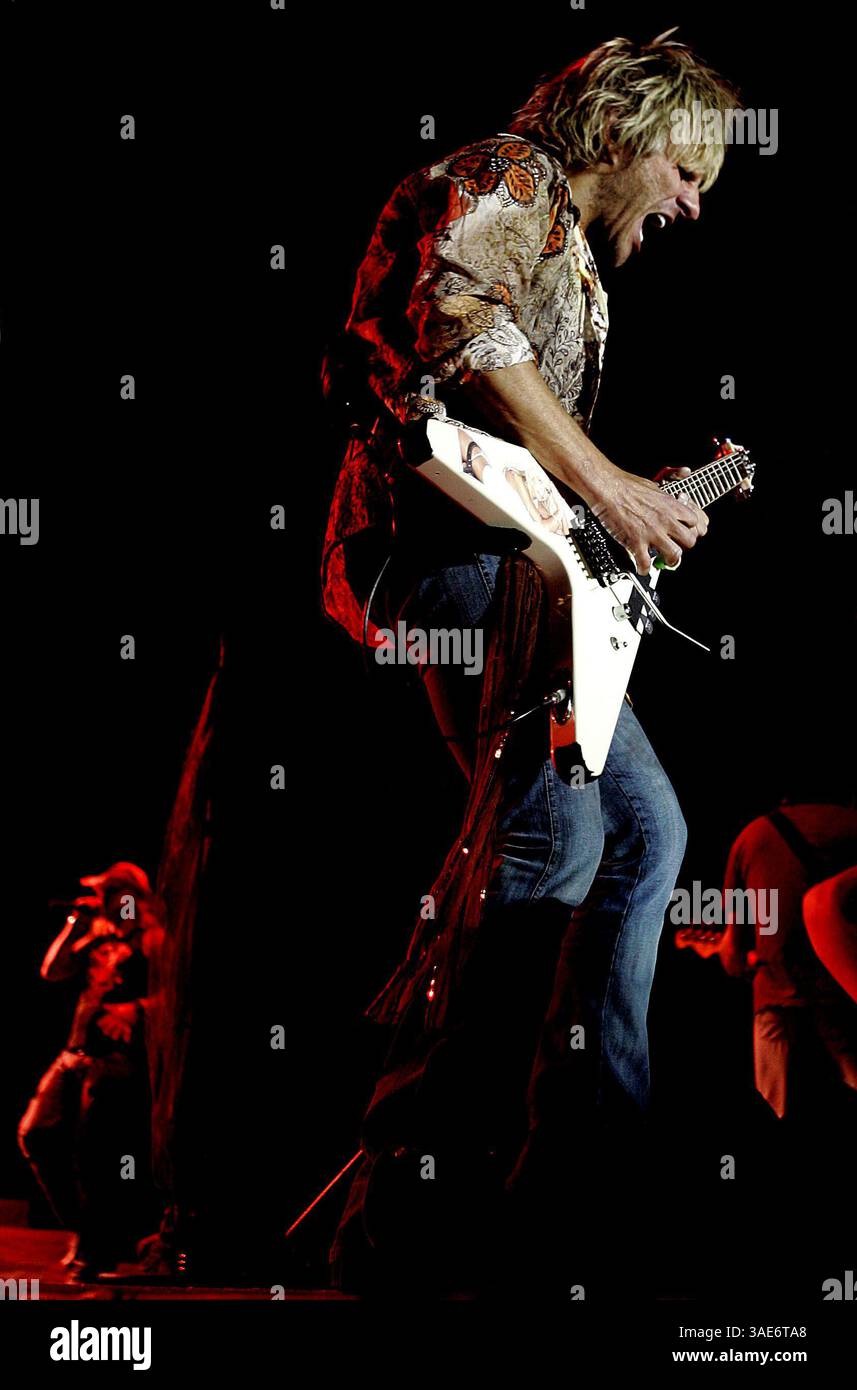 Poison guitarist c c deville hi-res stock photography and images