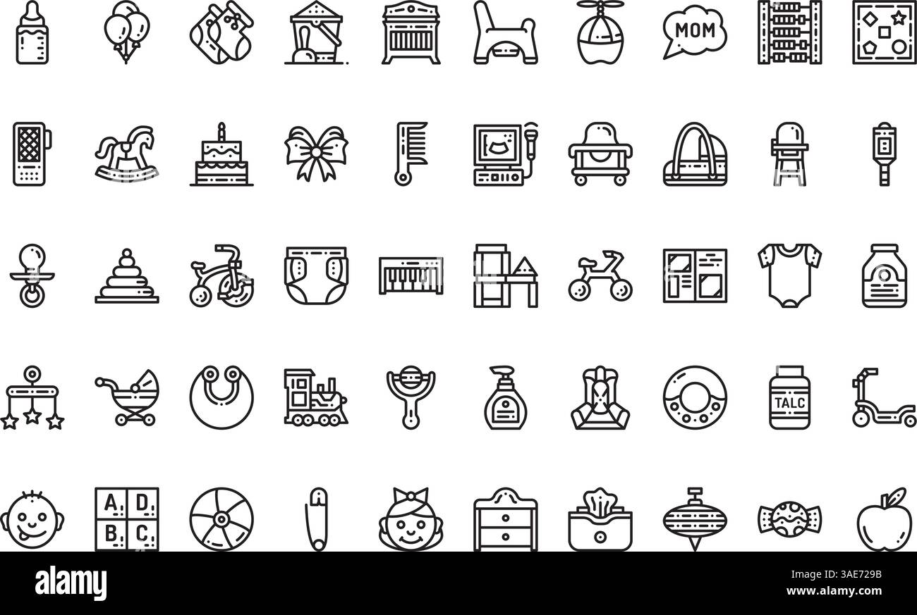 High-Quality Vector Icons Collection with Editable Stroke. Ideal for Professional and Creative Projects Stock Vector