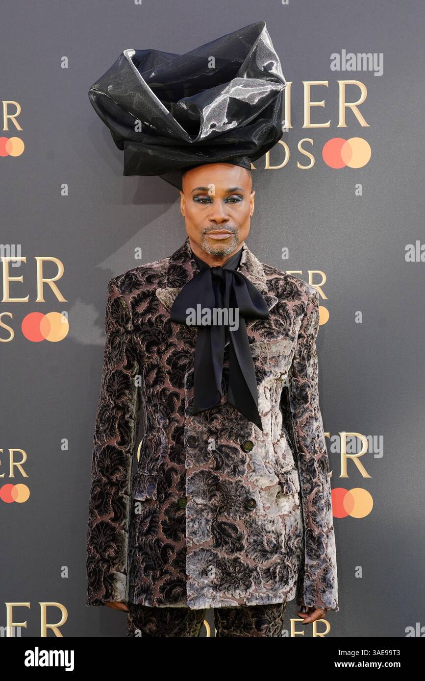 Billy Porter attending the 2025 Olivier Awards with Mastercard at the ...