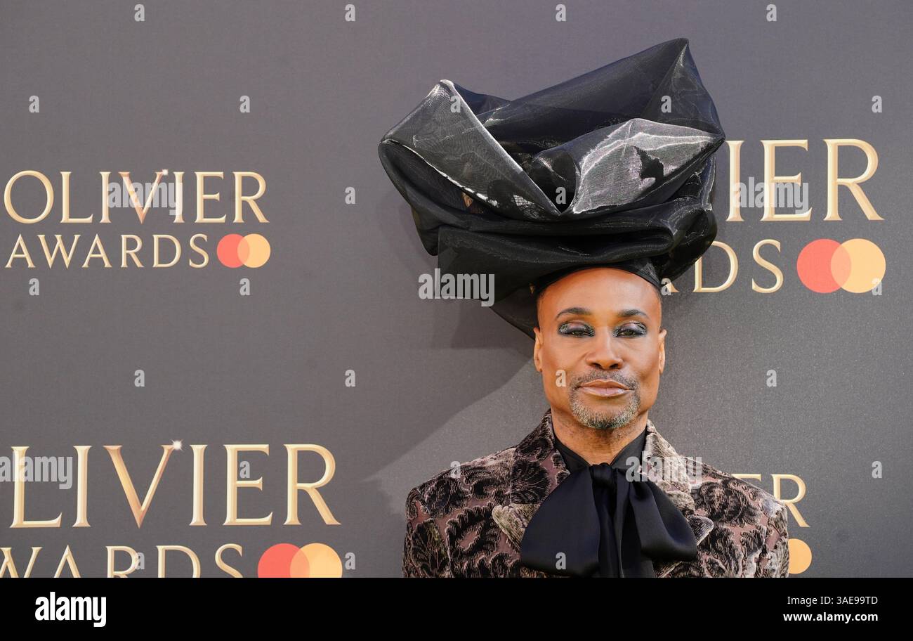 Billy Porter attending the 2025 Olivier Awards with Mastercard at the ...